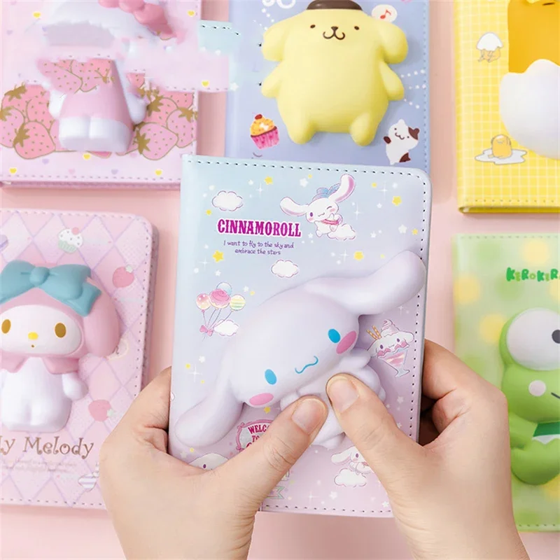 Sanrio Kawaii Hallo Kitty Buch Anime Gudetama Bruder Cartoon Dekompression Hand Ledger Student Klasse Notizblock Kinder tagebuch