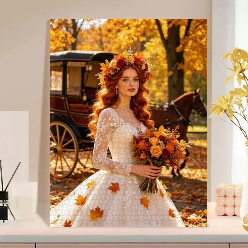 35/300/500/1000pcs Personalized Custom Photo Puzzle Family Photos Custom Gift Jigsaw Puzzle Jigsaw Board