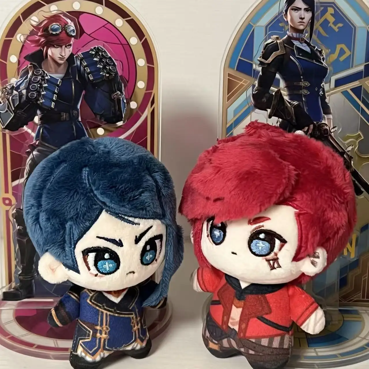 Double City War Caitlyn Wei Pendant Plush Toy 10cm Character Soft Cotton Anime Doll Peripheral For Anime Fans Collection Gifts