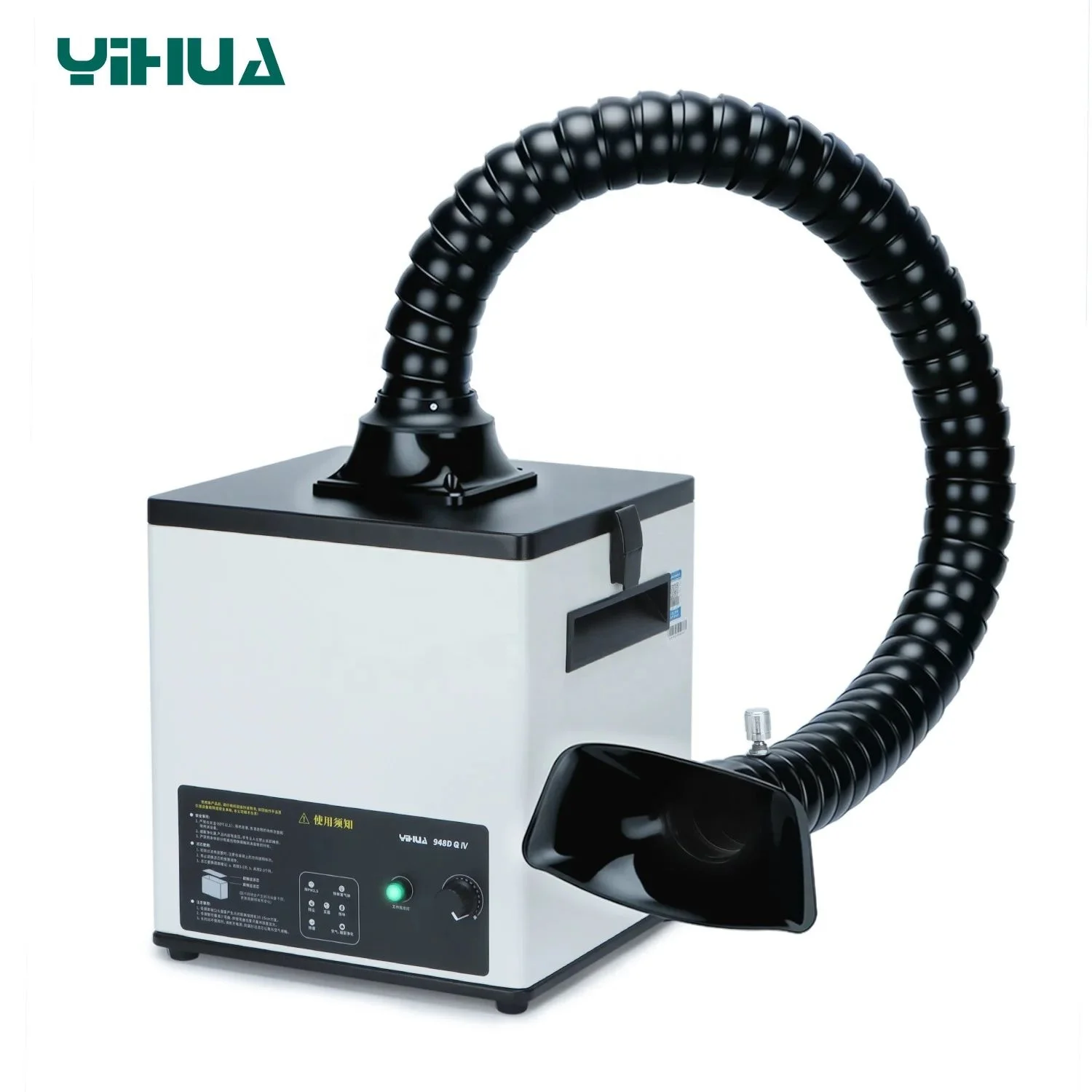 948DQ IV Fume Extractor Dual Filtration System Smoke Purification Soldering Repair la ser Marking Welding Fume