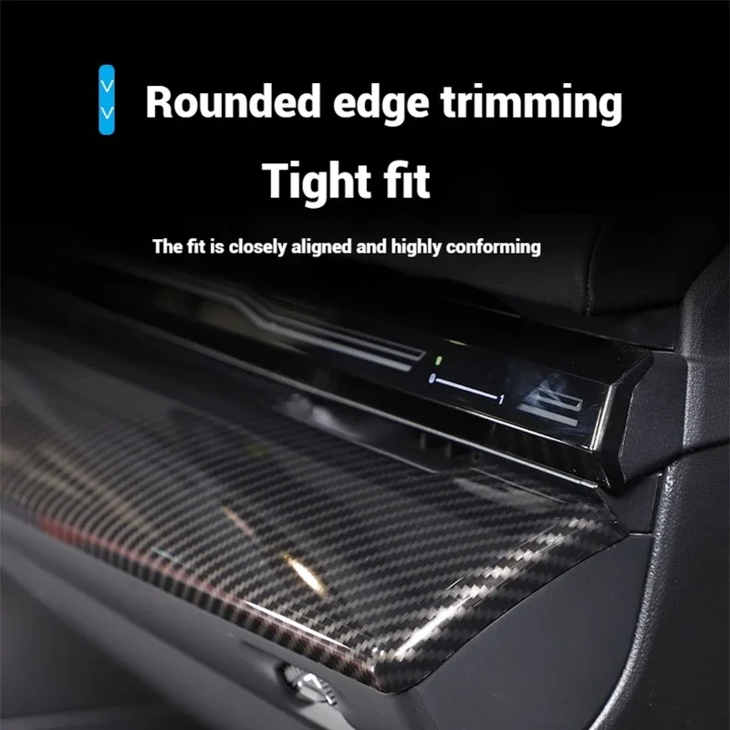 For BMW 5 Series I5 G60 2024 2025 Carbon Fiber Car Center Console Decoration Panel Decoration Stickers Car Interior Accessories view 5