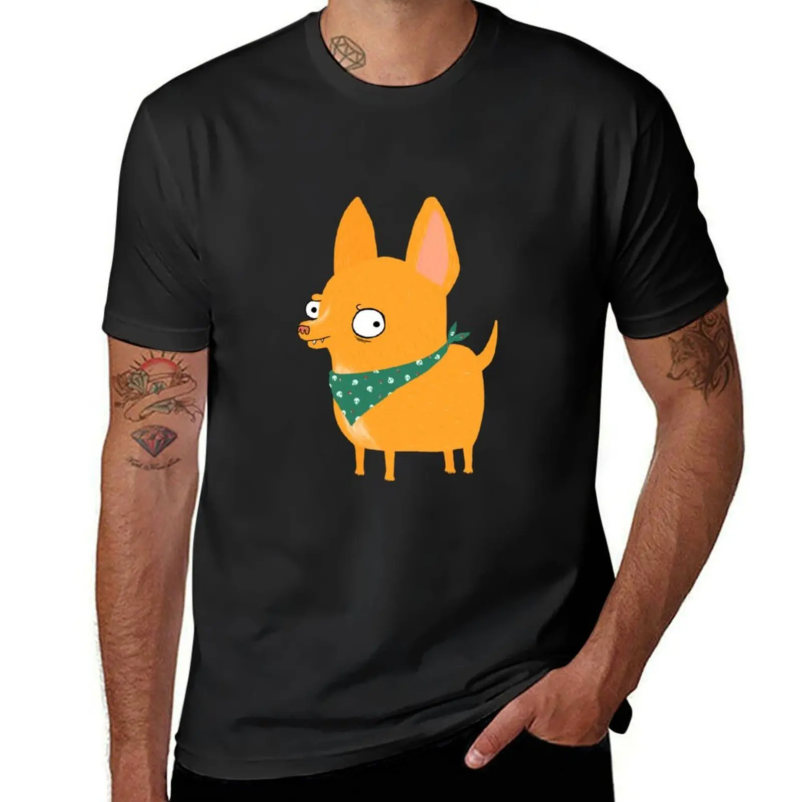 

Slightly suspicious Chihuahua T-Shirt graphics cute clothes vintage t shirts quick drying heavyweight t shirts for men