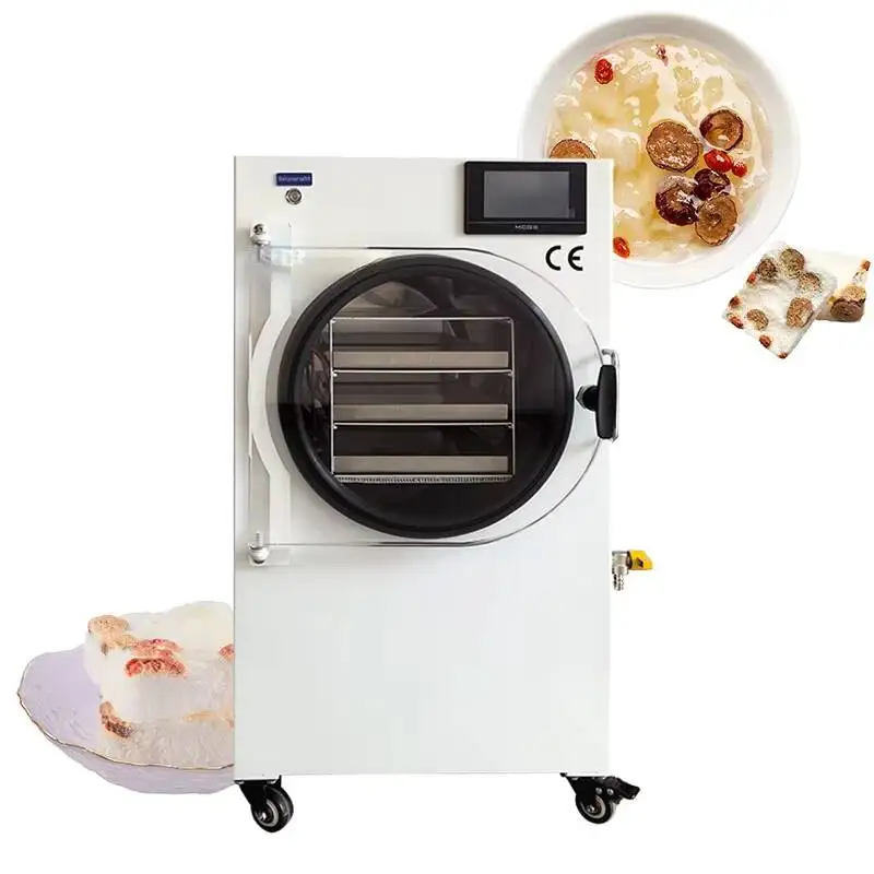 Compact Tabletop Freeze Dryer For Home Use Meat Milk Powder Production Lyophilization Machine