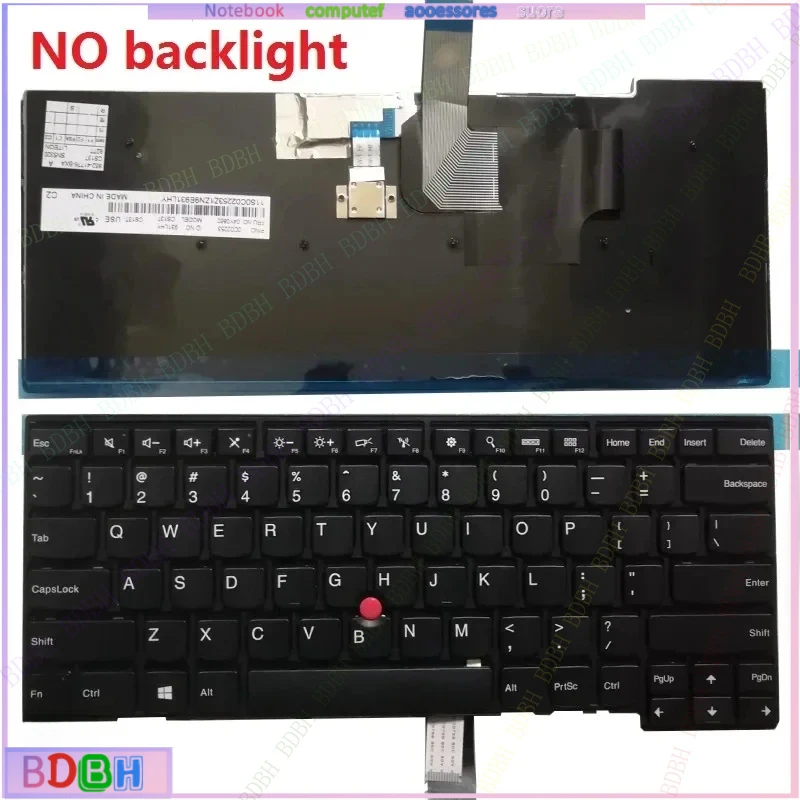 zq NEW For ThinkPad L440 L450 L460 T431 T431S T440 T440P T440S T450 T450S E431 E440 Russian/US/French/Spanish Laptop Keyboard