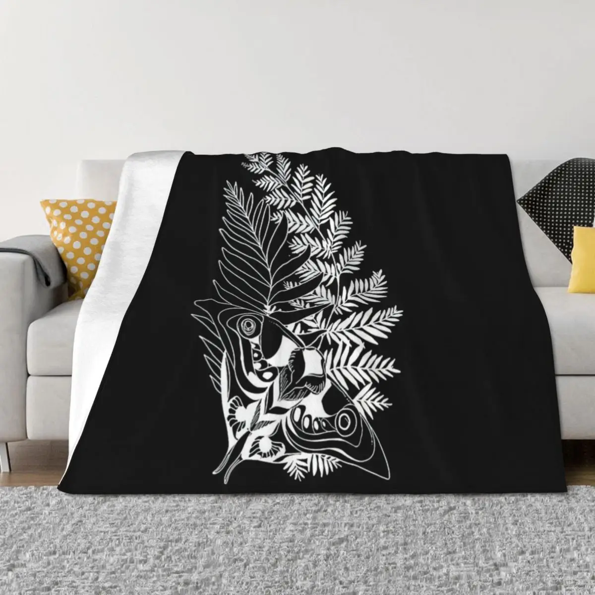 Ellie Tattoo Throw Blanket wednesday Polar Beautifuls cosplay anime Blankets