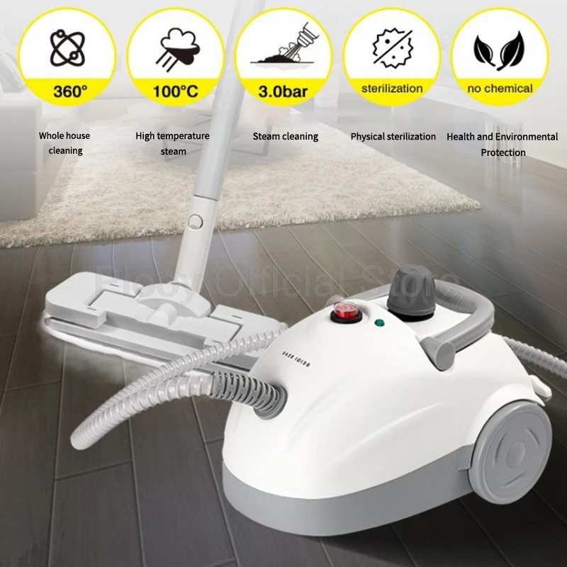 1050 واط ارتفاع درجة الحرارة البخار الأنظف 220 فولت/110 فولت ارتفاع ضغط آلة تنظيف البخار لفيلم السيارة الفورمالديهايد إزالة التنظيف