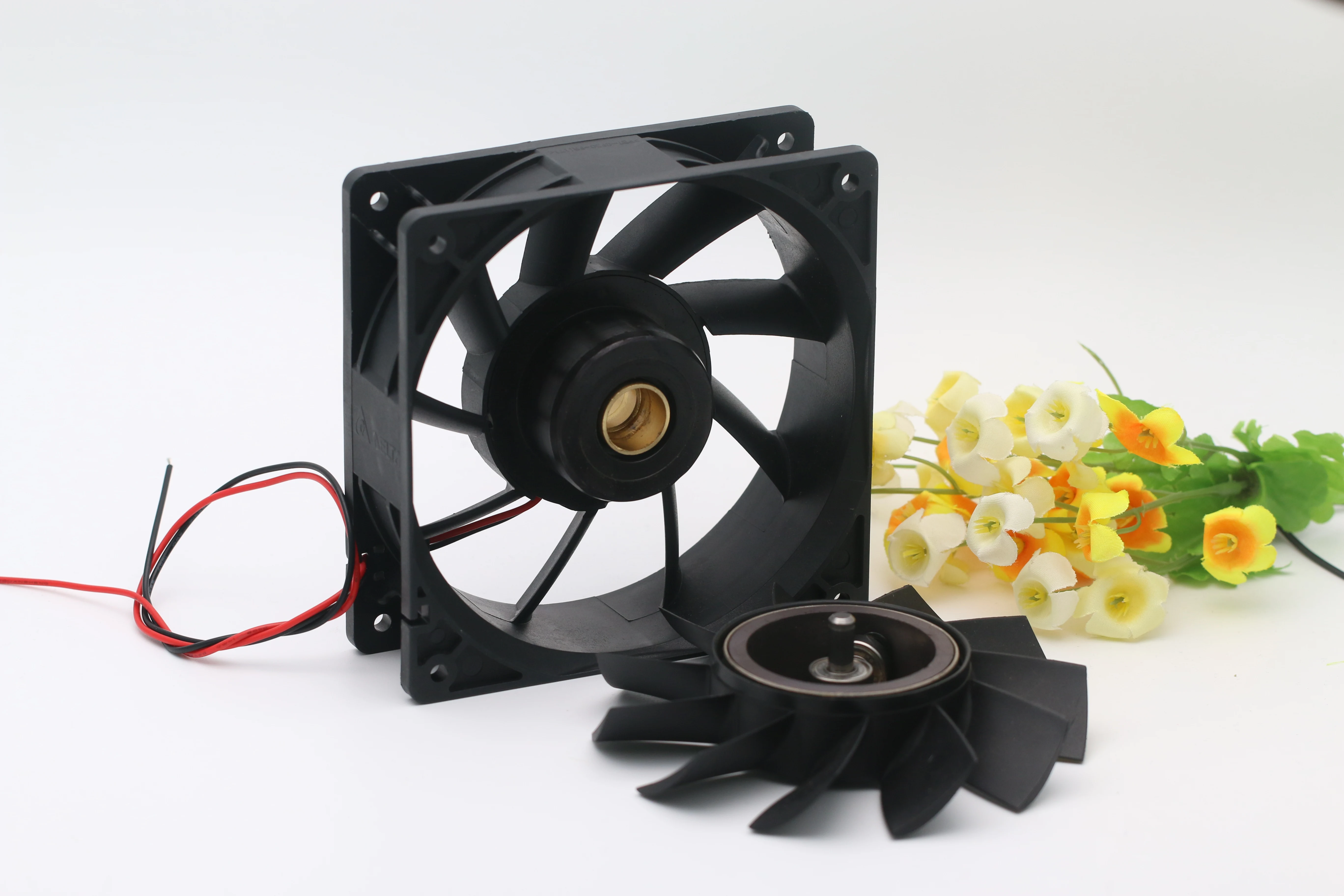 High Speed CFM Air Pressure Cooling Fan Delta PFC1212DE 120mm 12038 12V 4.8A 7000RPM Axial Powerful Cooler for Cabinets