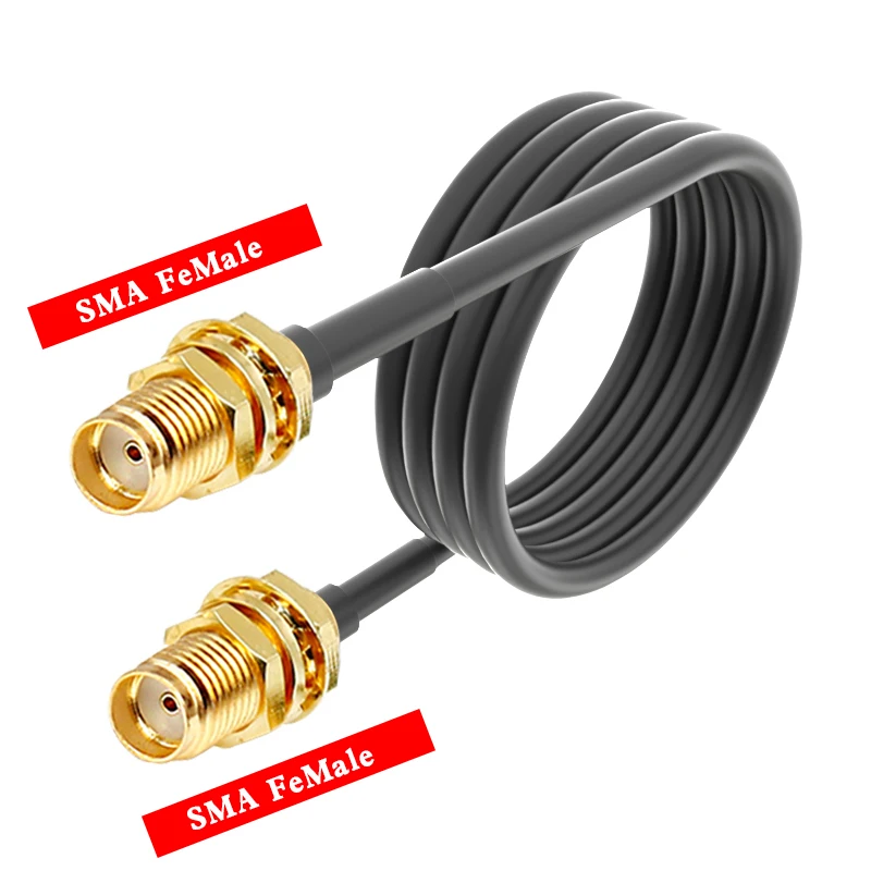 Kabel koncentryczny SMA męski na SMA męski RG58 50ohm Wtyczka SMA Przedłużacz anteny WiFi Adapter Adapter Pigtail 1M 2M 5M 10M 20M