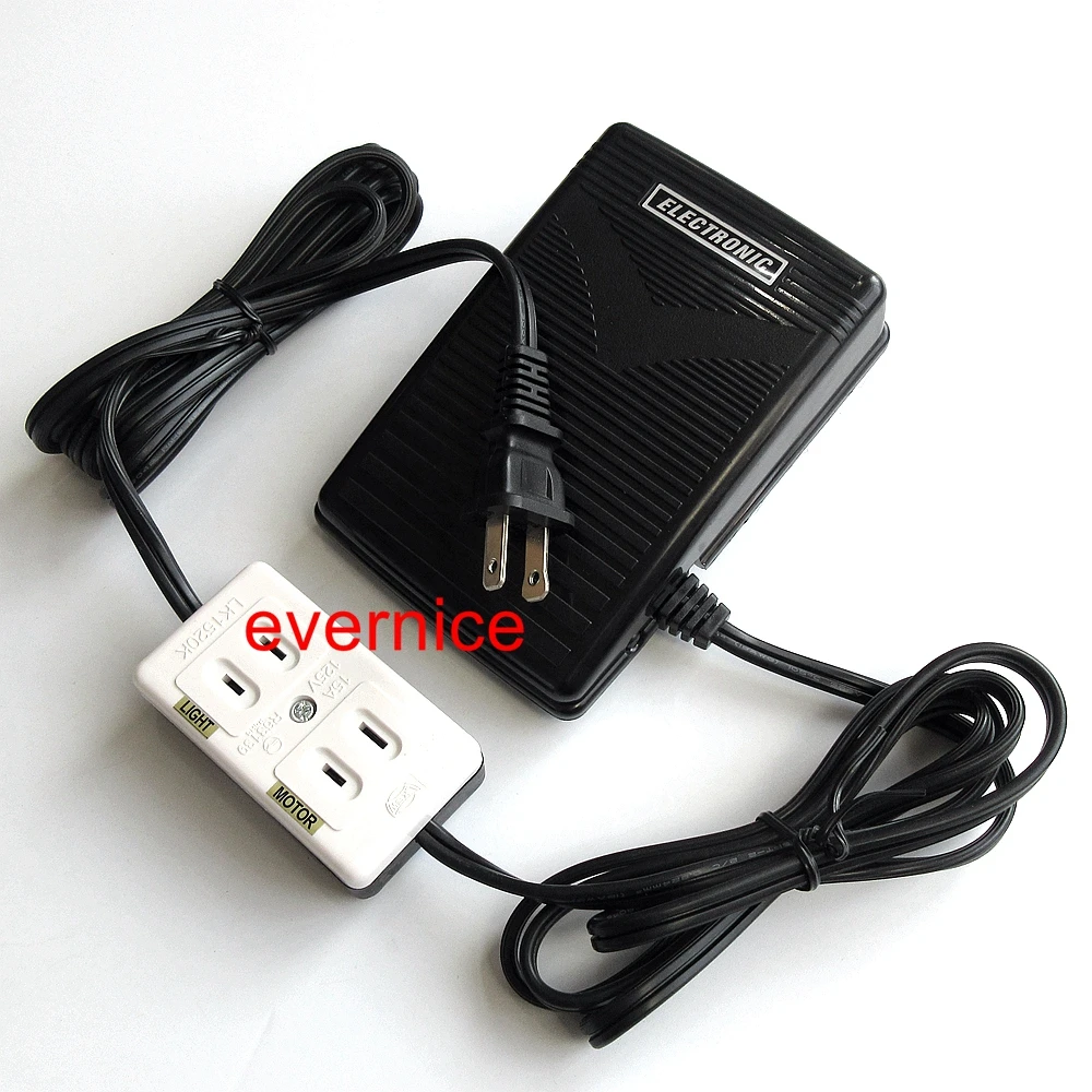 

Универсальная педаль для управления швейной машиной с подсветкой и моторным блоком FC143 для домашнего использования