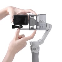 Handheld Gimbal Adapter Switch Mount Plate for DJI Mobile 6/OM 5 for Insta360 Flow Camera Adapter for DJI Action 3 for Gopro 11