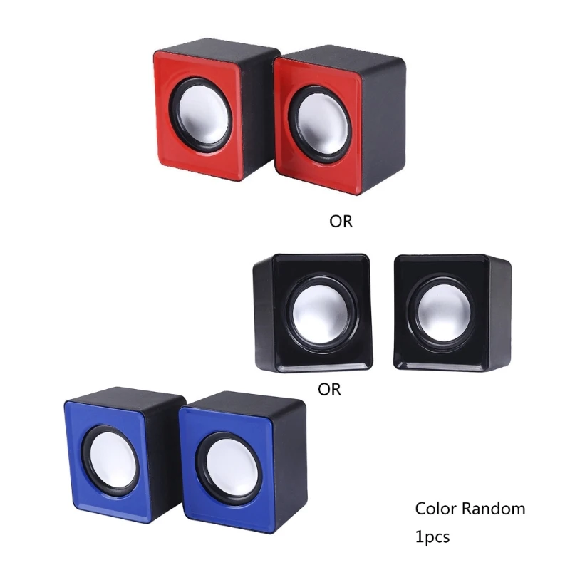 USB Desktop Speaker Computer Speaker Highly-Fidelity Sound, Desktop Speaker Simple Design, Enhances Sound Loudspeaker