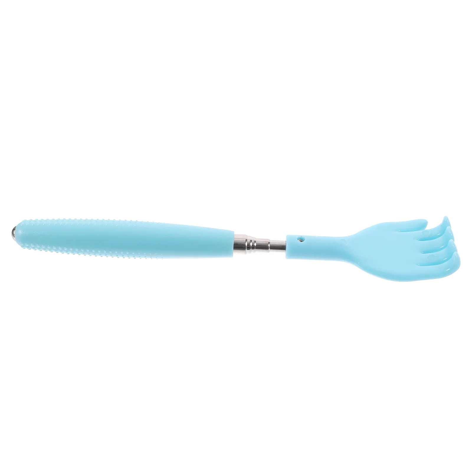 Tickling Massager Telescopic Stainless Steel Back Scratcher Tickler Blue Retractable Scraper Tool