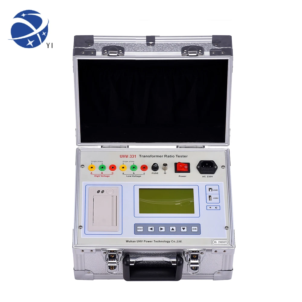 YUNYI UHV-331 ttr test of power transformer turns ratio meter turns ratio polarity tester