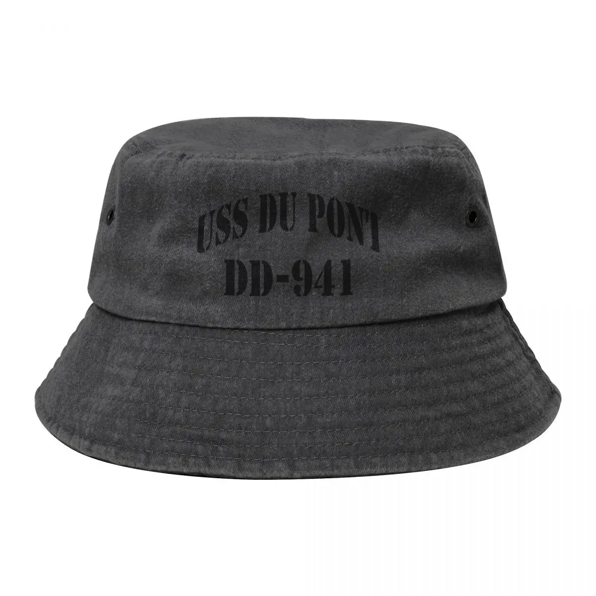 

USS DU PONT (DD-941) SHIP'S STORE Bucket Hat Wild Ball Hat Golf Hat Man Women's Golf Clothing Men's