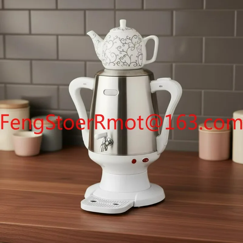 3.5 liters stainless steel white electric teapot teapot portable kettle automatic power failure 360 degrees