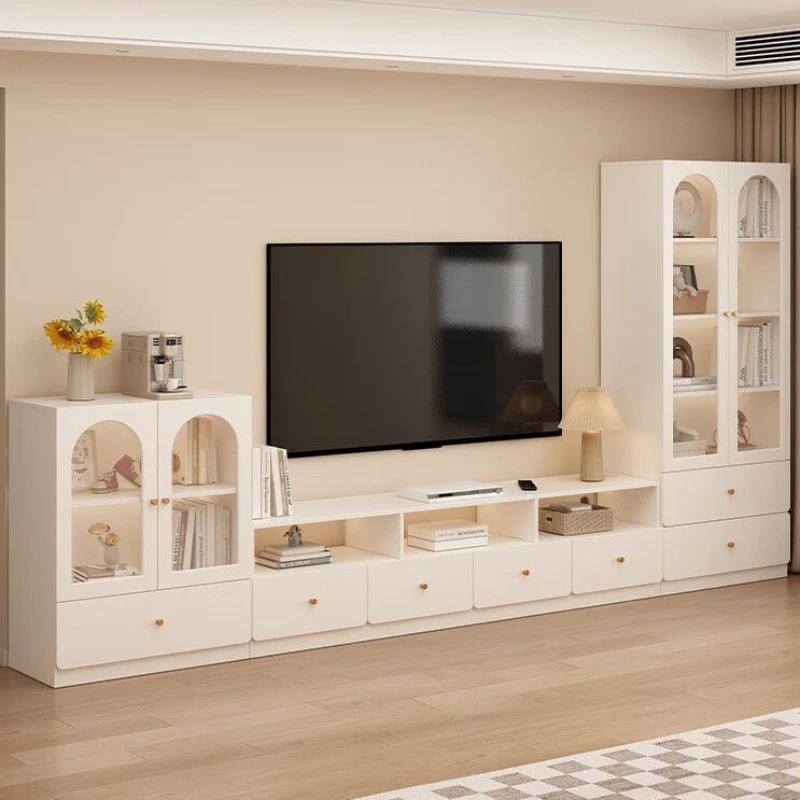 

Тумба под телевизор для гостиной с ящиками, минималистичный дизайн, легкая роскошь, оригинальность, для хранения, настенный дизайн, мебель для дома, мобильная, HQ40DS