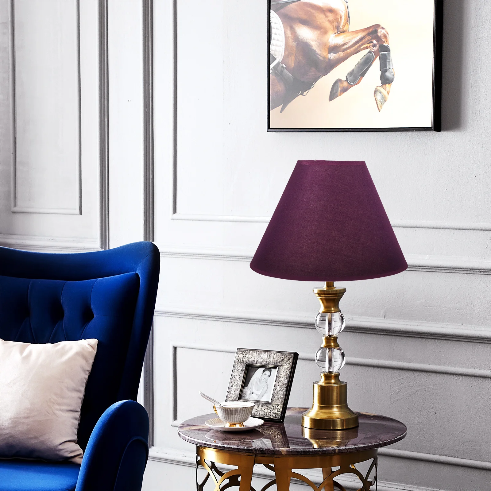 

Fabric Lamp Shade Simple Style Easy Install Cover for Home Table Floor Lamps Warm Lighting Accessory Lamp Shades