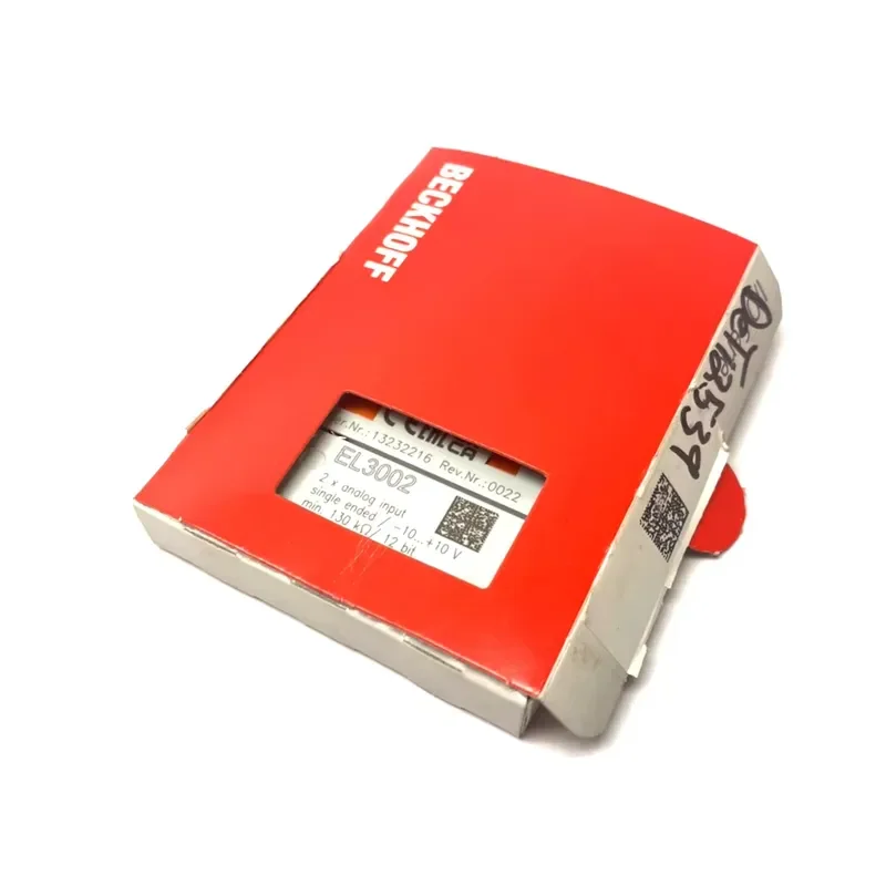 PLC Beckhoff EL3002 EtherCAT 2-Channel Analog Input Terminal Warranty Product