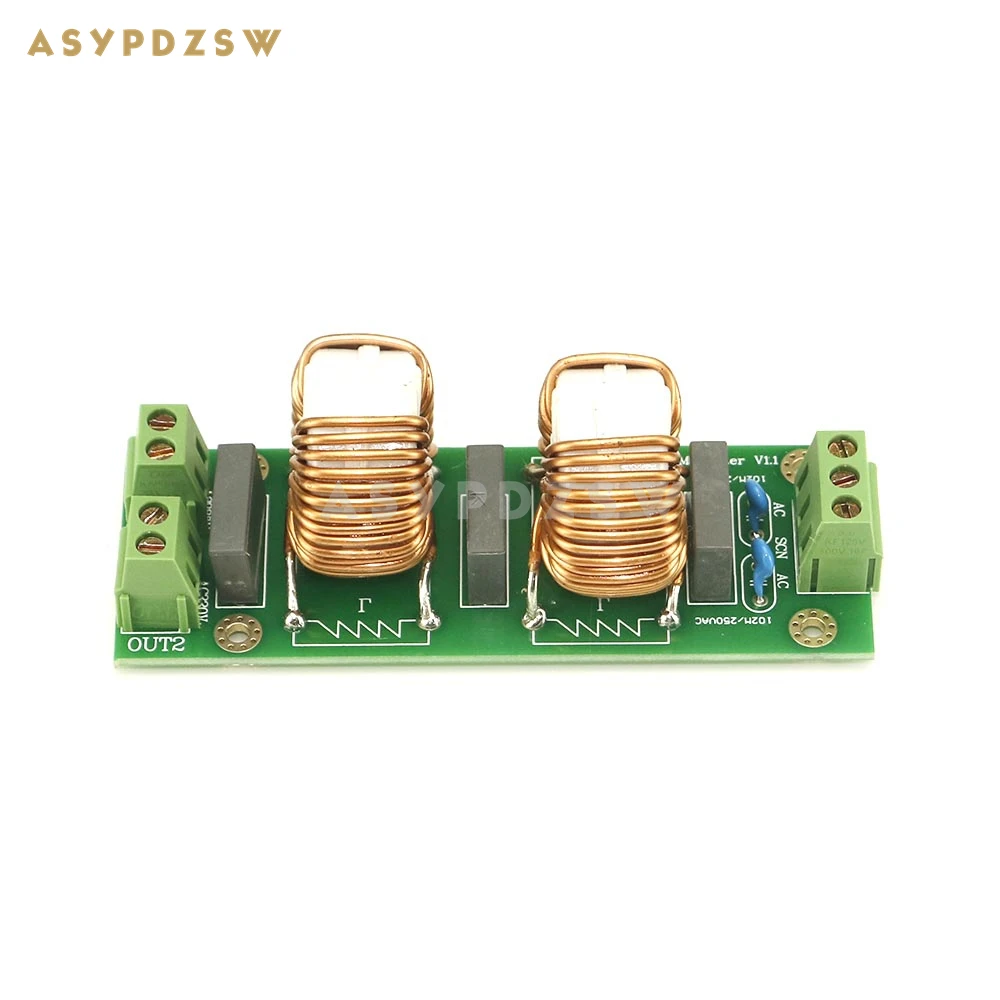 2-Stage AC EMI Power purifier Filter module 18A Amplifier purification board