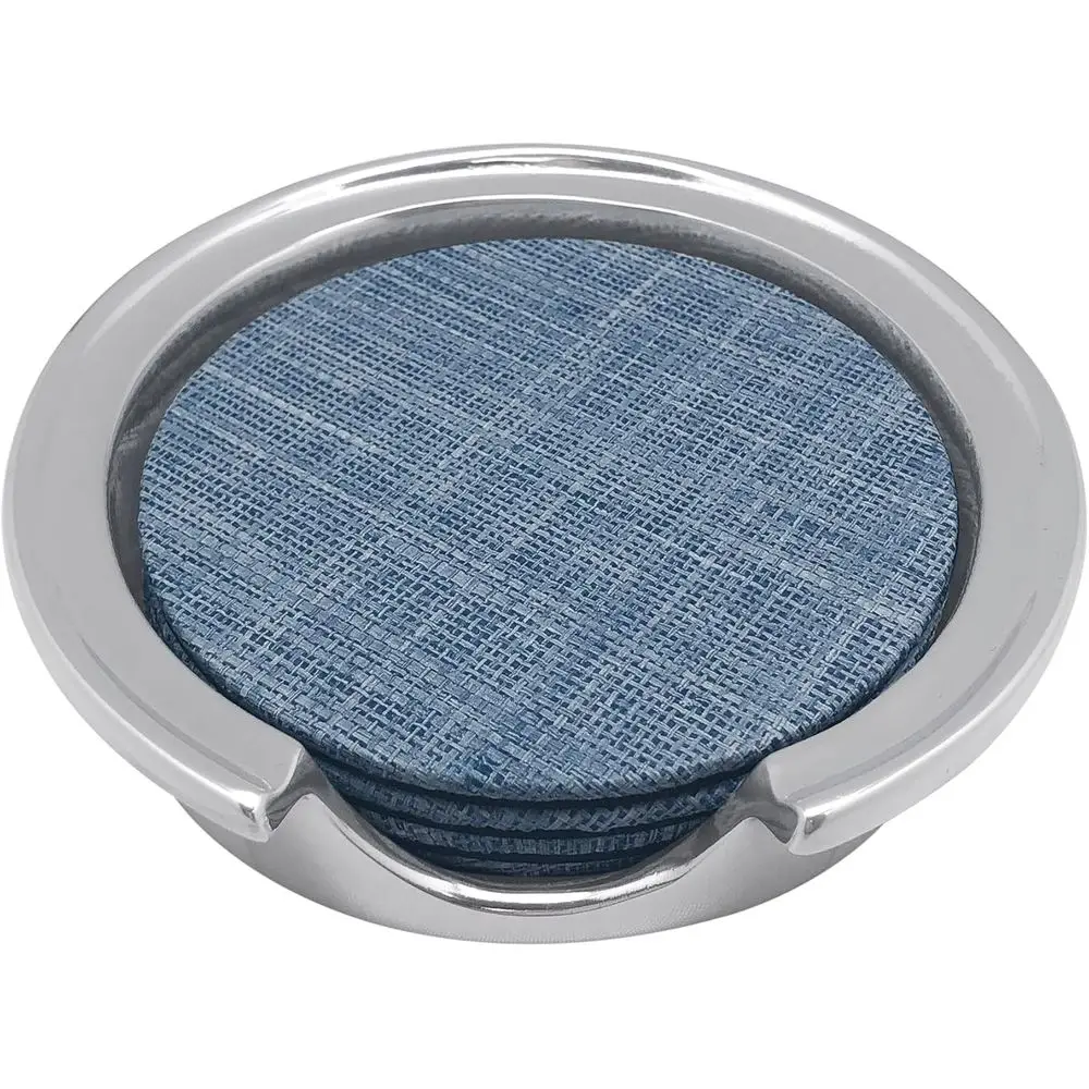 

Набор подставок для бара из мексиканского текстиля ручной работы, зеленый | Подставка для винных бокалов и подстаканники | Винил