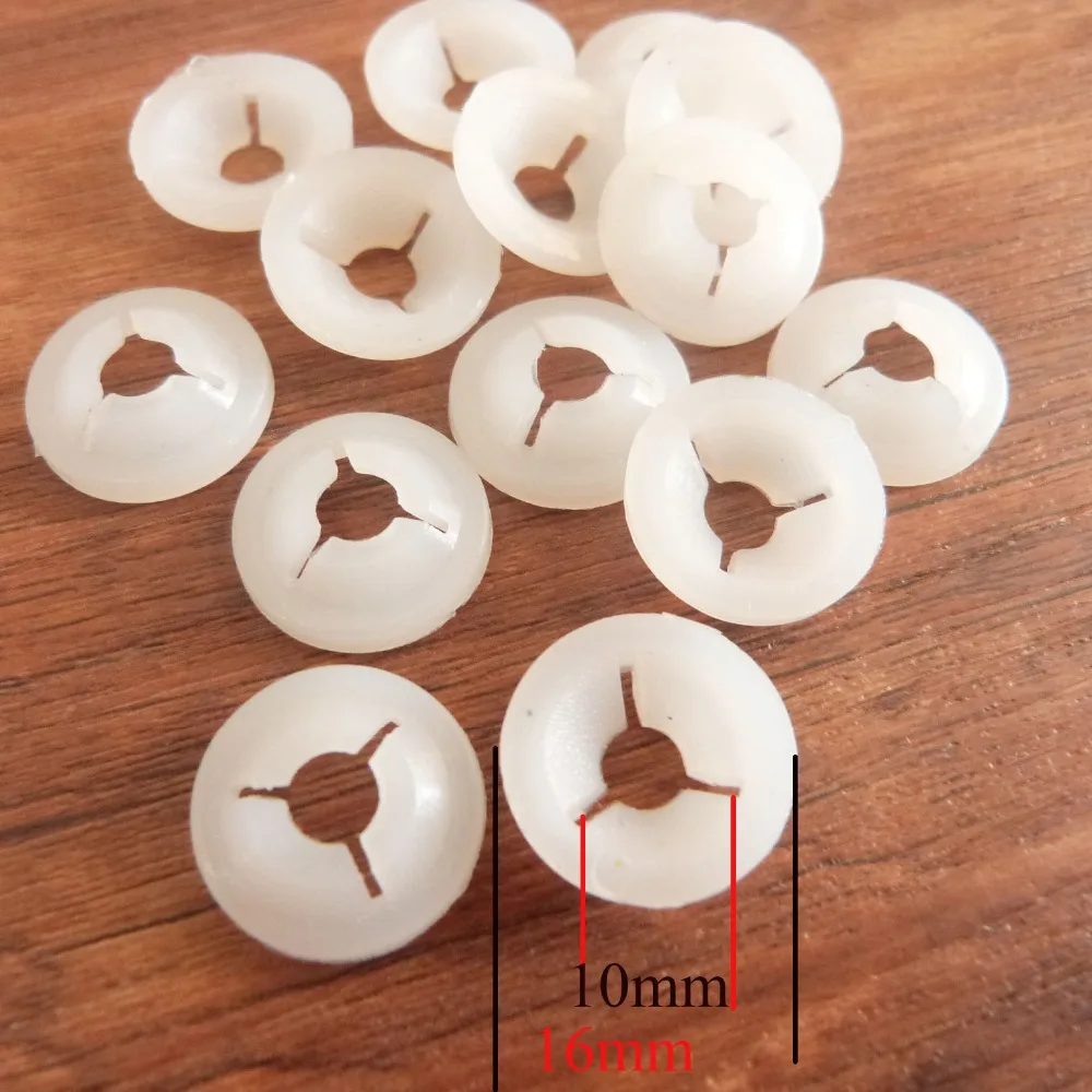33mm breite Schalenförmige Trifurkations-Handwaschschalen für Spielzeugaugen, -nasen und -mäulchen – 100 Stück/Los – Detail 8