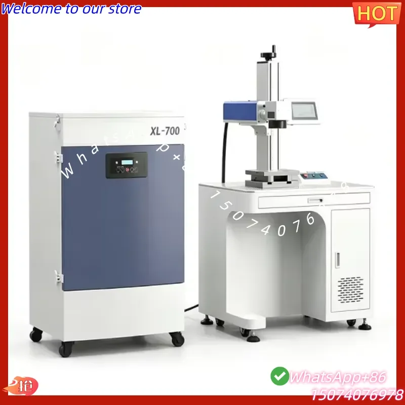 2026 XL-700 Industrial Smoke Fume Extractor 6 Layer Filter HEPA Activated Carbon Air Purifier for Marking Engraving