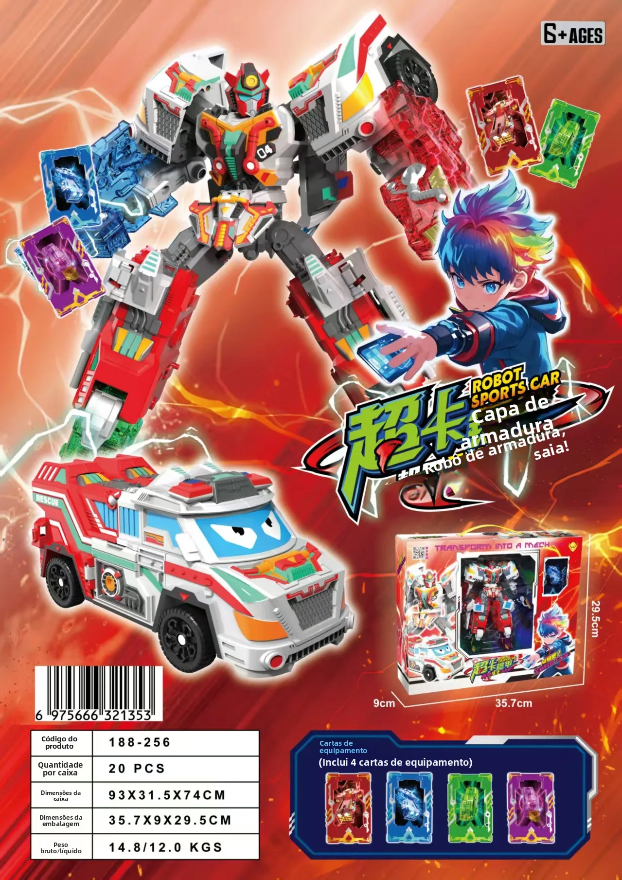 super-armored-lightning-light-king-version-transforming-robot-car-super-card-warrior-building-blocks-akai-model-toy