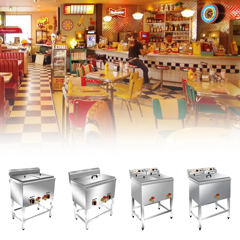 Industrial Restaurant Equipment Stainless Steel Gas Electric Stove Oven Commercial Fast Food Cooking Machine Hotel Catering