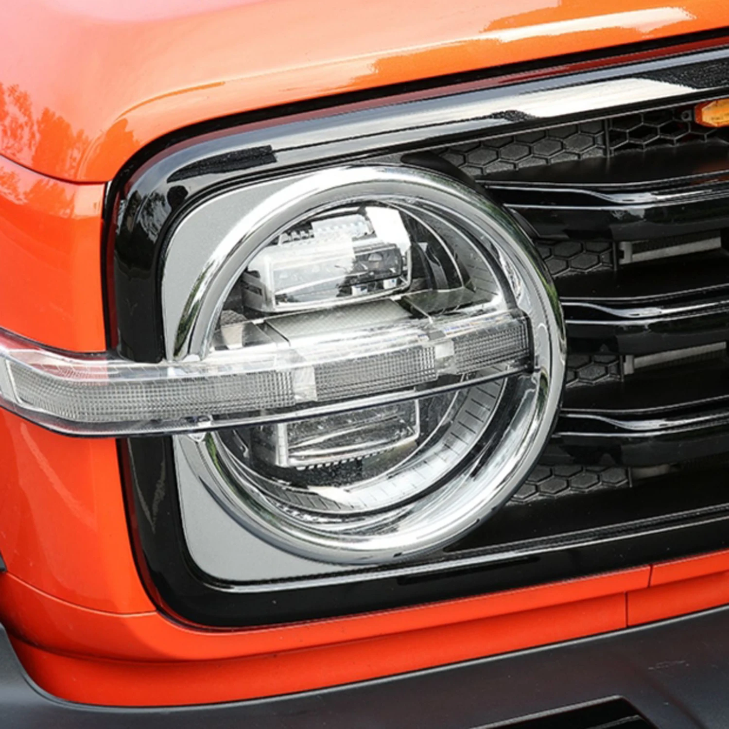 LHD! RHD! For GWM WEY Tank 300 Tank300 2020 2021 2022 2023 2024 Car Accessories ABS Plastic Front Head Light Lamp Cover 2pcs