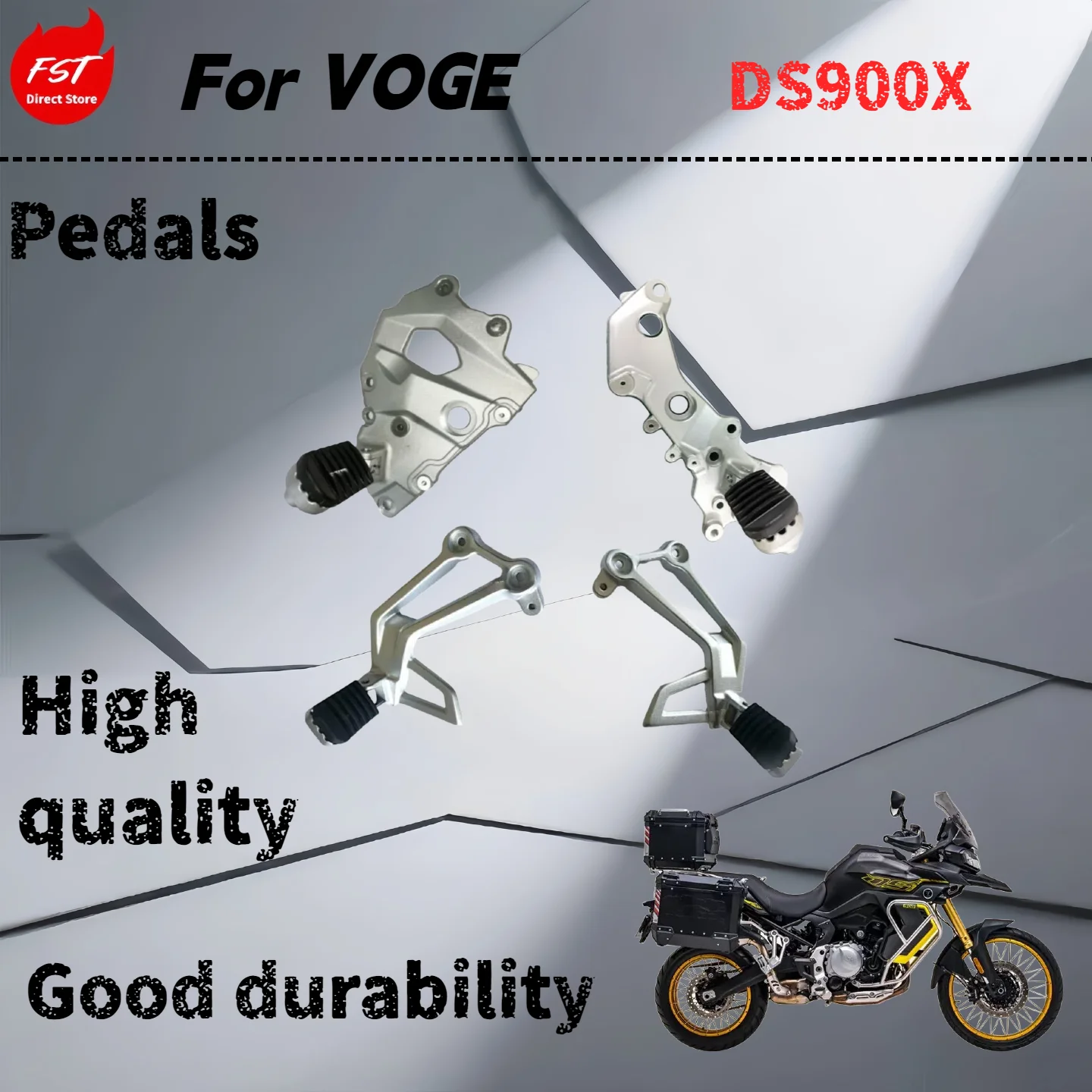 

For VOGE DS900X original main footrest auxiliary footrest pedal retro durable motorcycle modification accessories