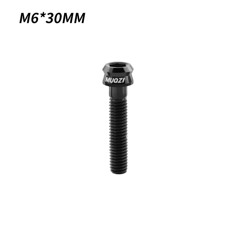 MUQZI バイク M6 チタン合金ステムトップキャップネジ M6x35mm M6x30mm