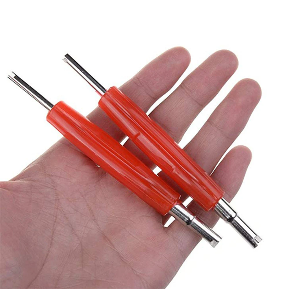 1 PCs Double-sided screwdriver for spool, valve core removal tool, tire repair tools