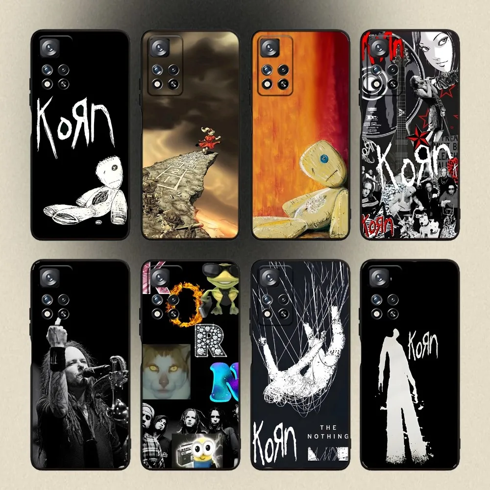 K-Korn Rock Band Requiem Phone Case For Samsung Galaxy A20,A21s,A22,A31,A32,A52,A53,A72,73,A80,A91 Soft Black Cover