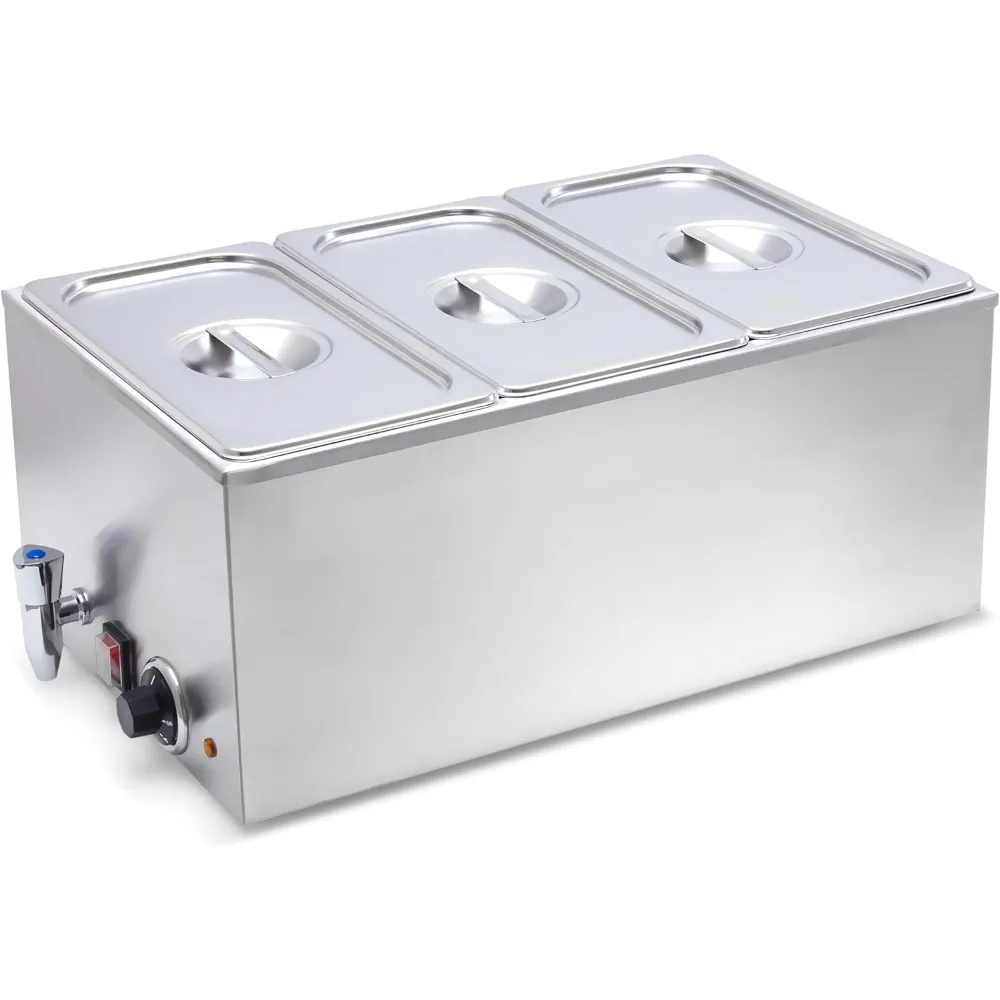 

Ial Grade из нержавеющей стали Bain Marie, подогреватель еды, паровой стол для общественного питания и ресторана, подходит для вечеринок B