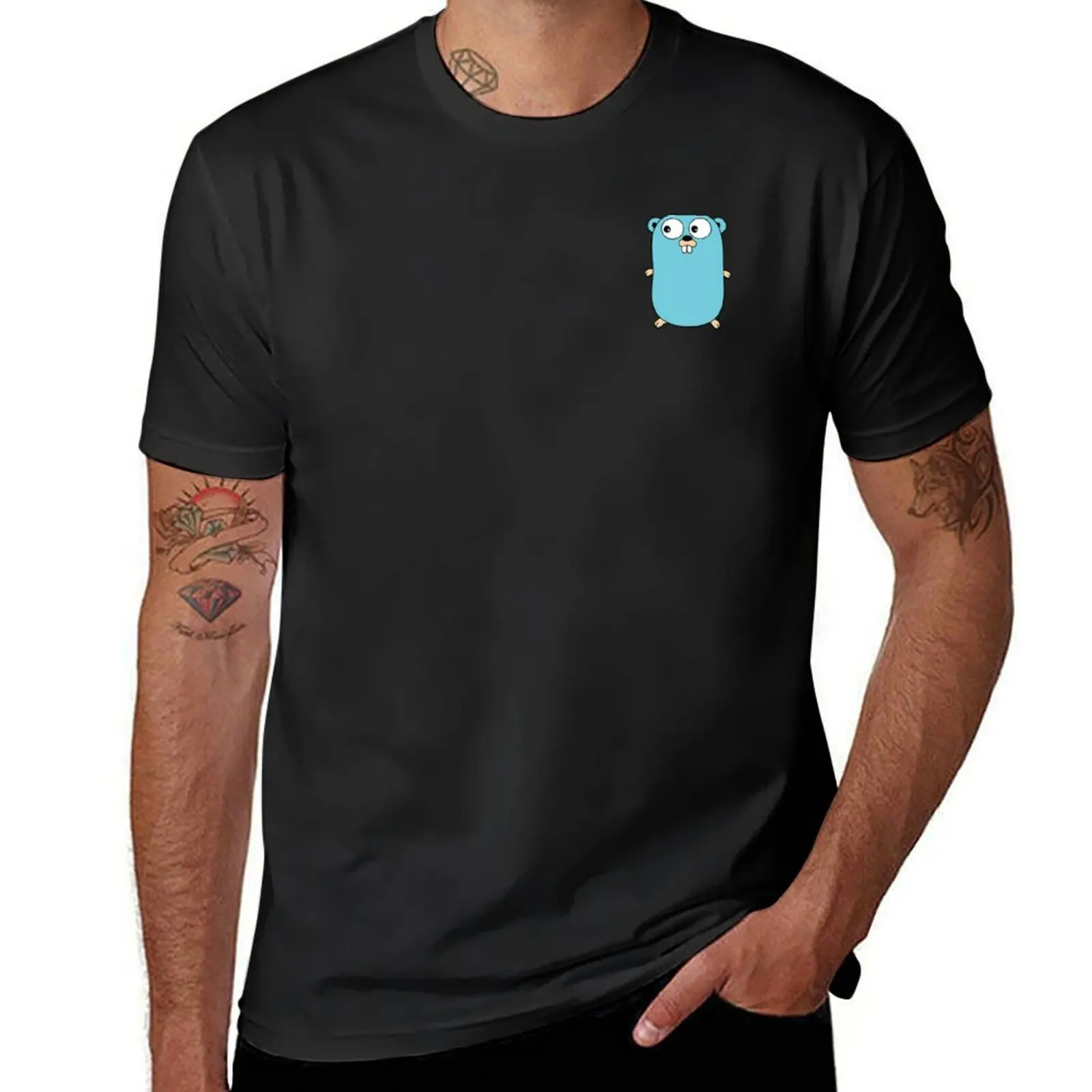 Golang T-Shirt blacks sweat funny t shirts for men