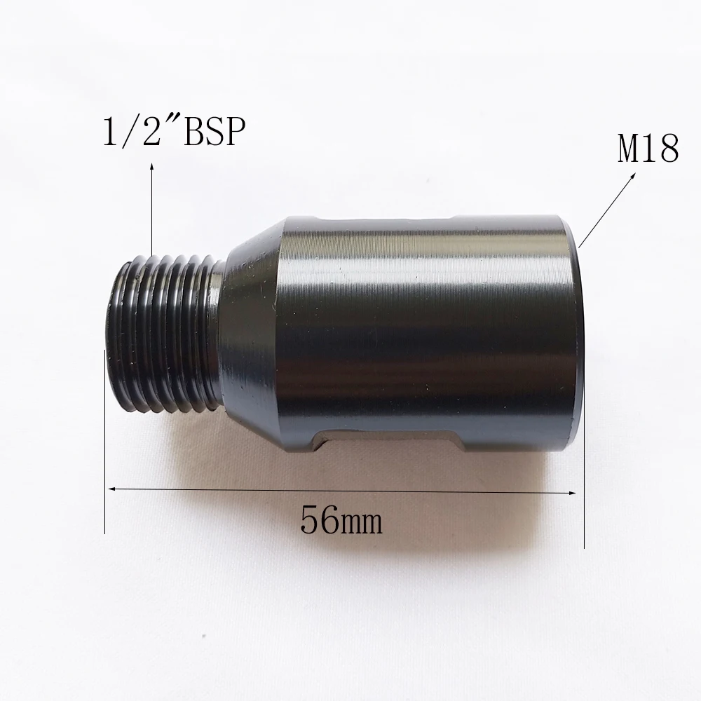 Imagem -02 - Peça Adaptador de Rosca para Brocas de Diamante Macho Bsp para Fêmea M18 Ferramentas Conversoras de Conexão de Rosca 1