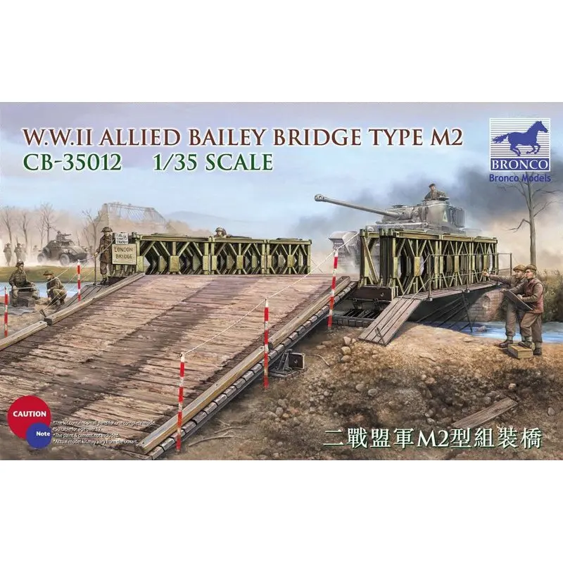 

BRONCO CB35012 1/35 WWII Allied Bailey Bridge Type M2 - Scale Assemble Model Kit