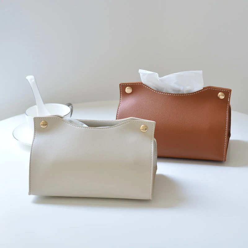 

Коробка для салфеток из искусственной кожи, держатель для автомобиля, гостиной, спальни, украшение для кухни, рабочего стола, скандинавский домашний держатель для салфеток, большое хранилище