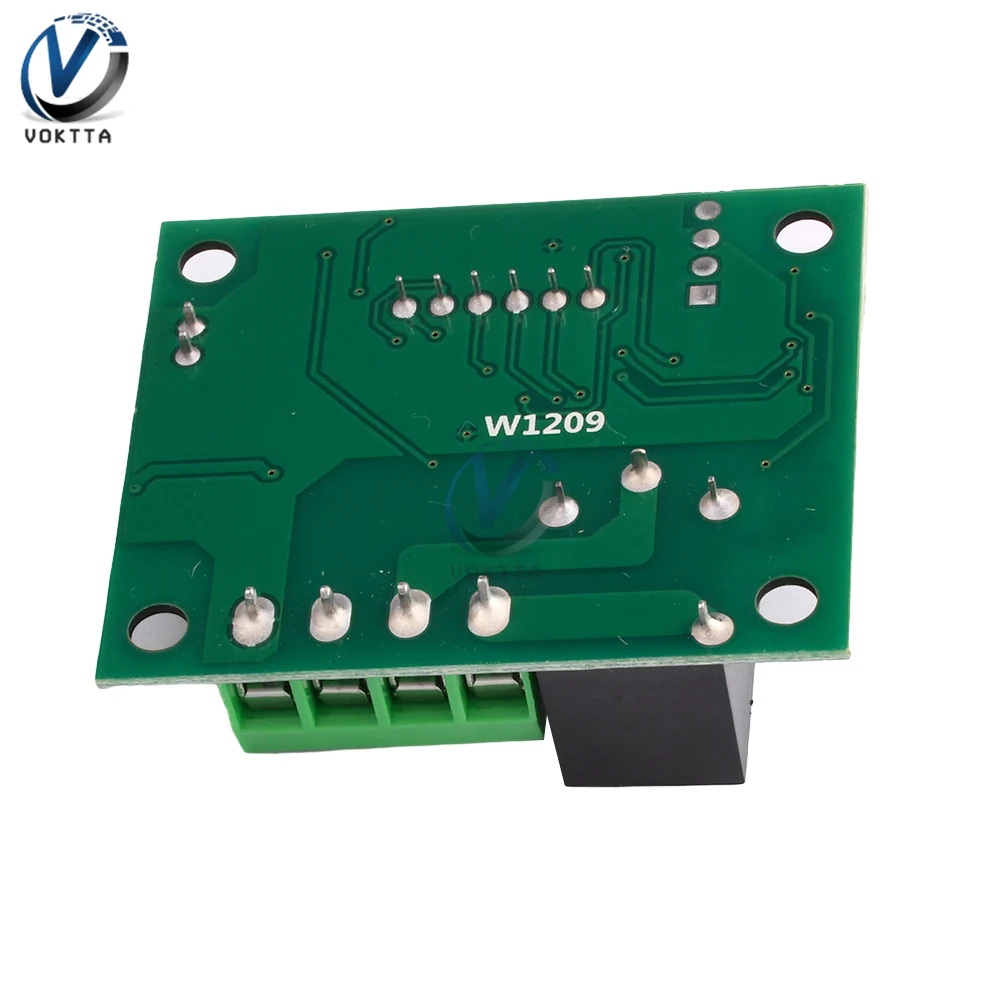 W1209 DC Digital Temperature Controller Board High-precision Thermostat NTC Sensor Refrigeration Heating Temperature Regulator