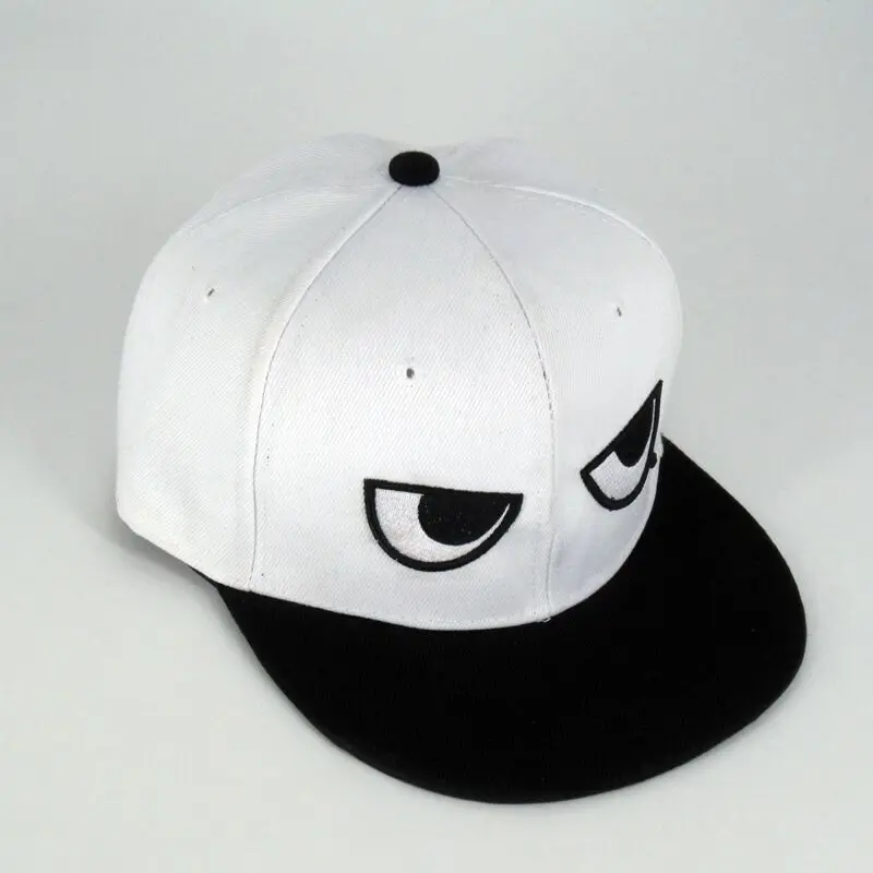 Creative Cotton Baseball Caps Cute Embroidery Eyes Kid Snapback Children Sun Hat Adult Men Women Hip Hop Cap Christmas Gift