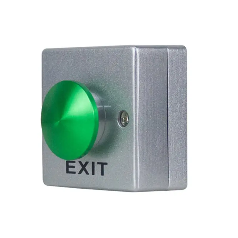 New Tech Aluminum Alloy Waterproof Switch Button For Door Opener Release For Door Access Control System Entry Open Button