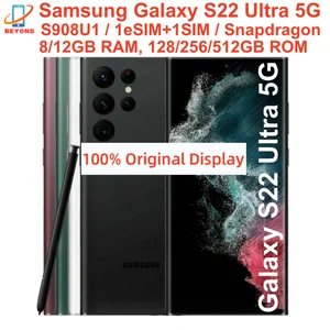 Samsung Galaxy S22 Ultra 5g S908U1 6.8 12 Main Unlocked Cellular Sales - №9