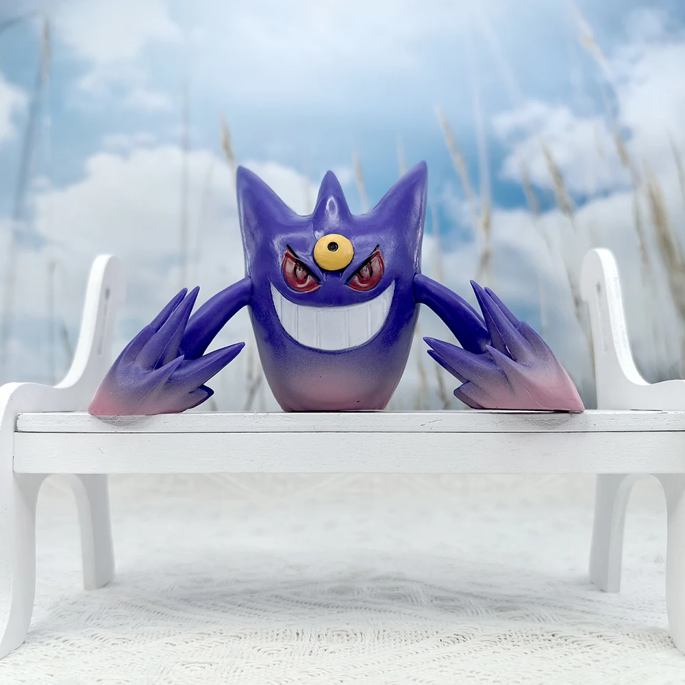 Takara tomy pokemon roxo haunter ghost 4.5 "figura, pokémon legends escarlate violeta apresenta modelo decoração anime monstro animal de estimação