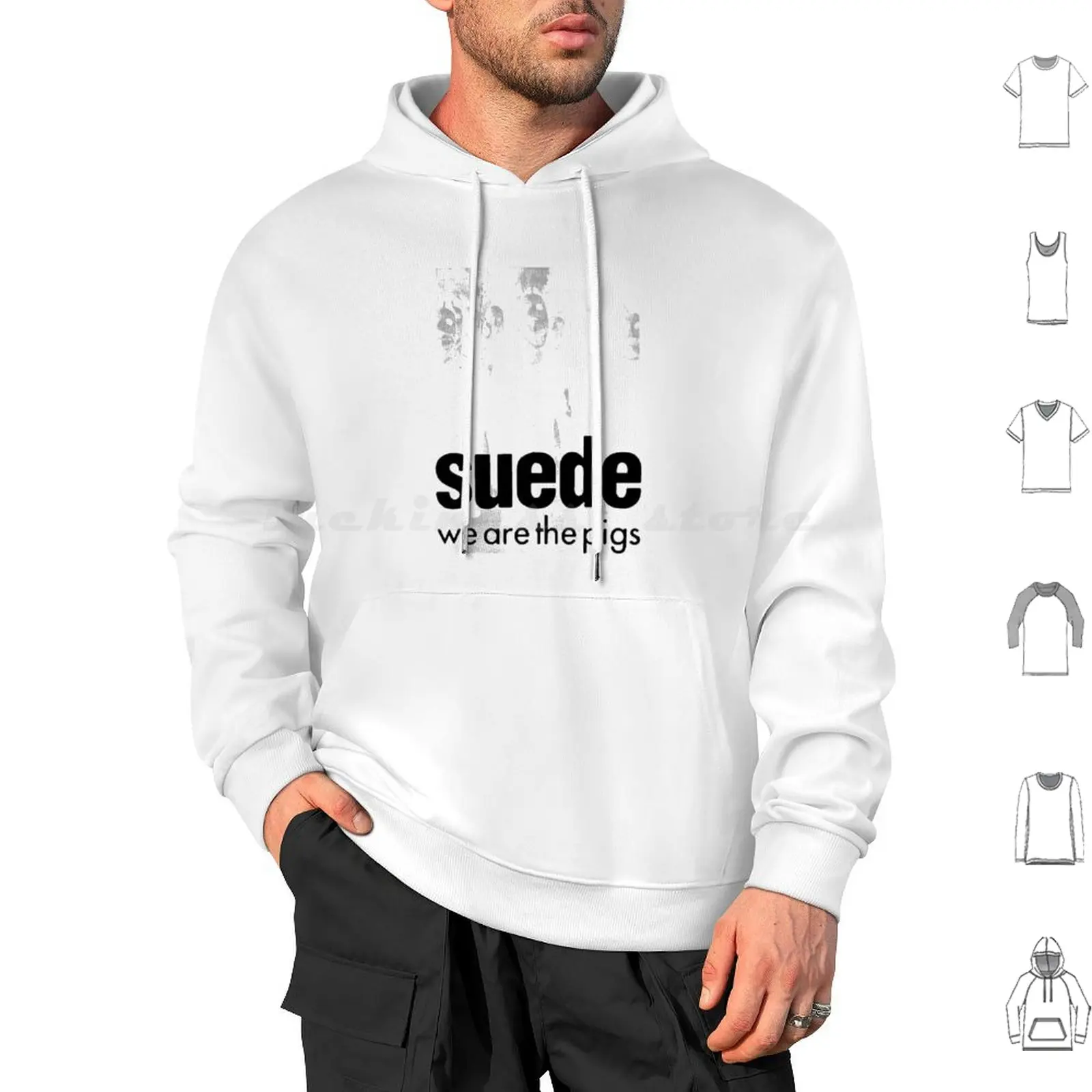 Suede-We Are The Pigs Premium Hoodie cotton Long Sleeve Shed Seven Kocudot Music Band Shed Seven Punk Kocudot Forever