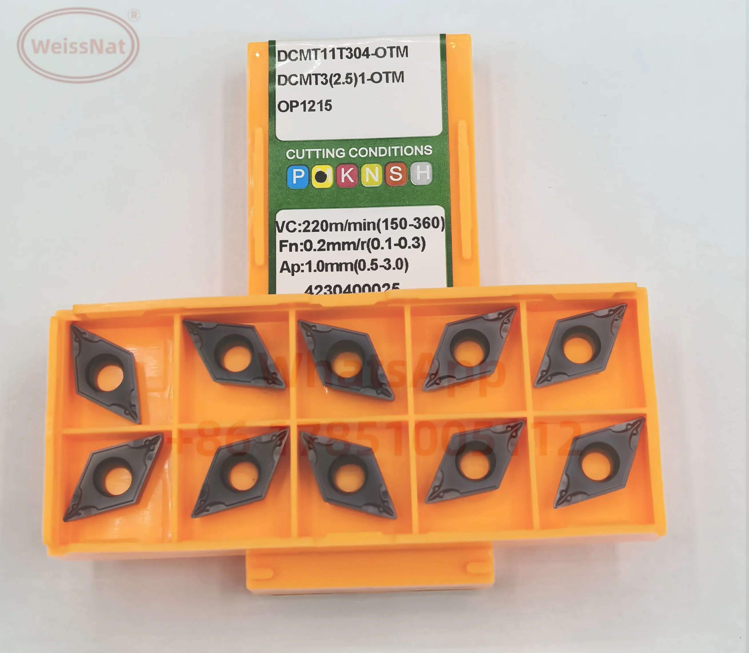 DCMT070204 DCMT070208 DCMT11T308 DCMT11T304-OTM OP1215 OP1315 OC3215 OC2125 OC2025 Carbide Insert DCMT Inserts