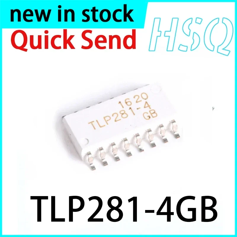 10PCS TLP281-4 Optocoupler TLP281-4GB Patch SOP16 Four-way Optocoupler Isolator
