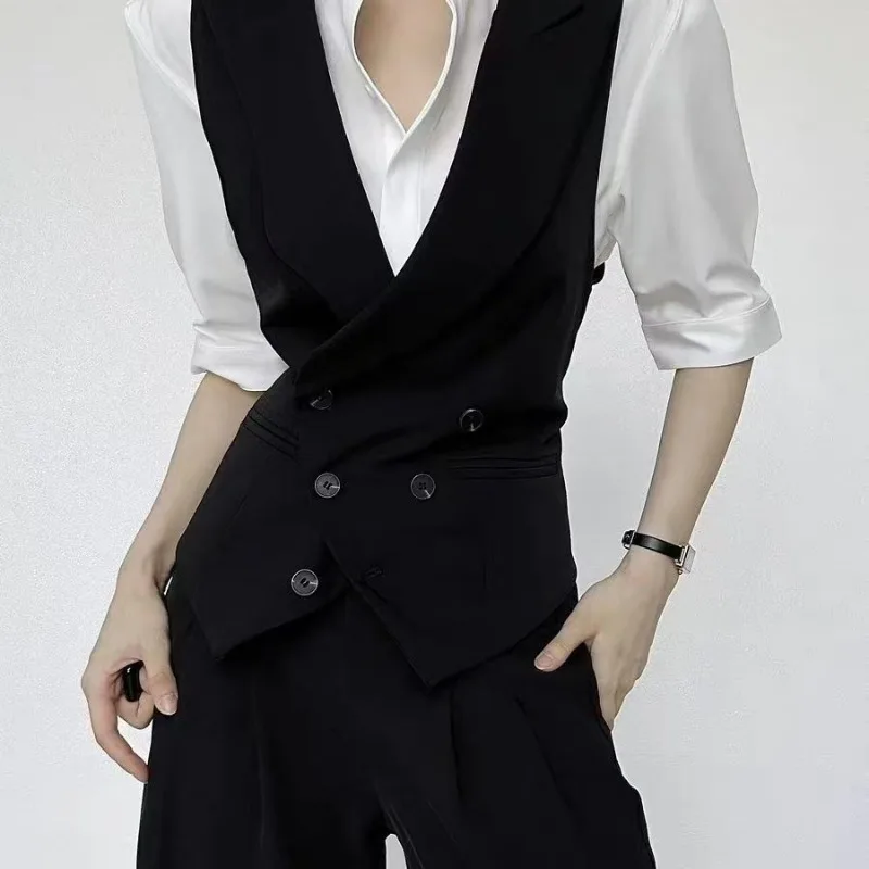 2026 Spring Hot-selling Casual Suit Vest Vest New Business British Style 95% Polyester High-quality Fabric