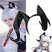 Anime Game Wuthering Waves Cosplay Zani Costume 3D Polylactic Acid Sexy Devil Headband Props Simulation Sheep Horn Customized