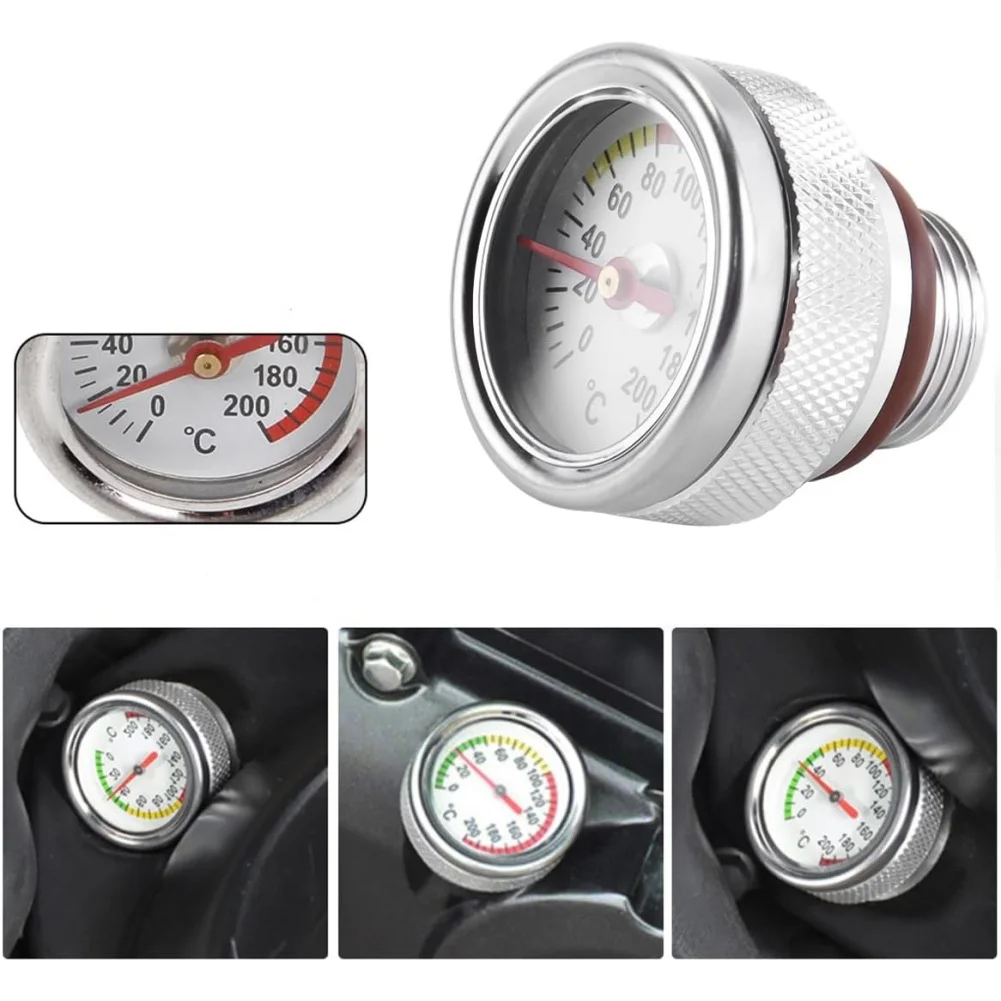 Engine Oil Temperature Gauge for Haojue TR300 for x350 Compatible with M20x1.5 Thread and 0 to 200 Measurement Range