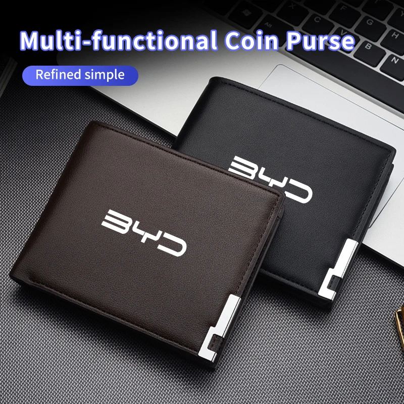 Интерьер автомобиля бумажник мужские кожаные кошельки мульти-карта сумка для BYD M6 G3 G5 T3 F3 I3 F0 F6 S6 S8 E5 E6 G6 L3 S7 Tang Song Qing Yuan